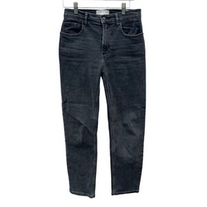 EVERLANE The Cheeky Jean Black High Rise Straight‎ Leg Denim Size 27 Capsule